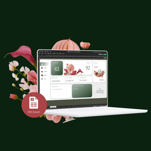 Bundle: The Wedding Planners | Fillable PDF & Excel