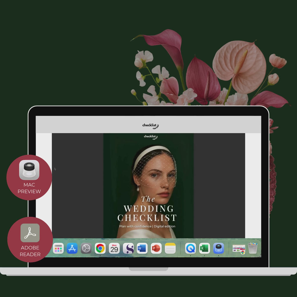 Bundle: The Wedding Planners | Fillable PDF & Excel